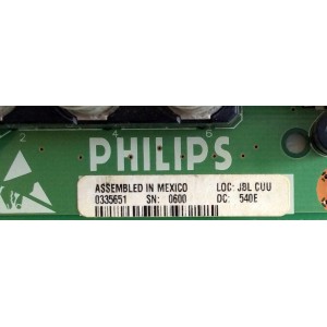 TARJETA DE SEÑAL Y A/V / PHILIPS 310432835651 / 310431360484 / 335651 / MODELOS 42PF7320A/37 / 42PF9630A/37 / 50PF7220A/37 / 50PF7320A/37 / 50PF9630A/37